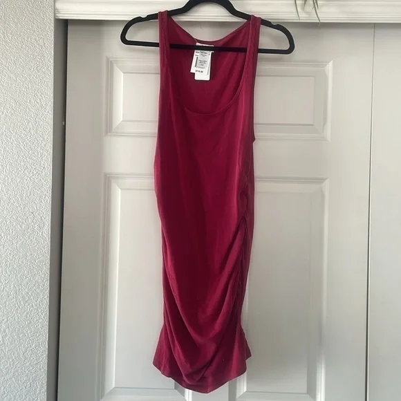 ⭐️ NWT L*Space Wildwood Mini Dress In Color Maroon Size Medium - Picture 6 of 8